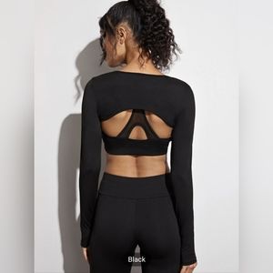 Black athletic top